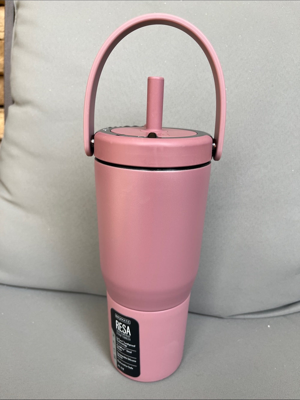 BrüMate Resa 35oz Straw Tumbler in Rose Taupe